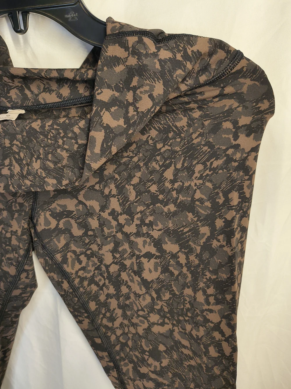 lululemon athletica Brown/Black Patterned Capris